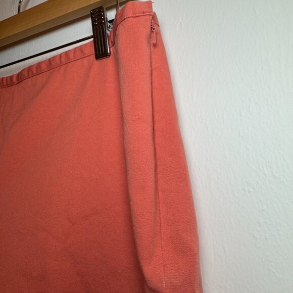 J.Mclaughlin Womens 12 Coral Mid Rise Side Zip Slim Straight‎ Pants - Picture 2 of 4